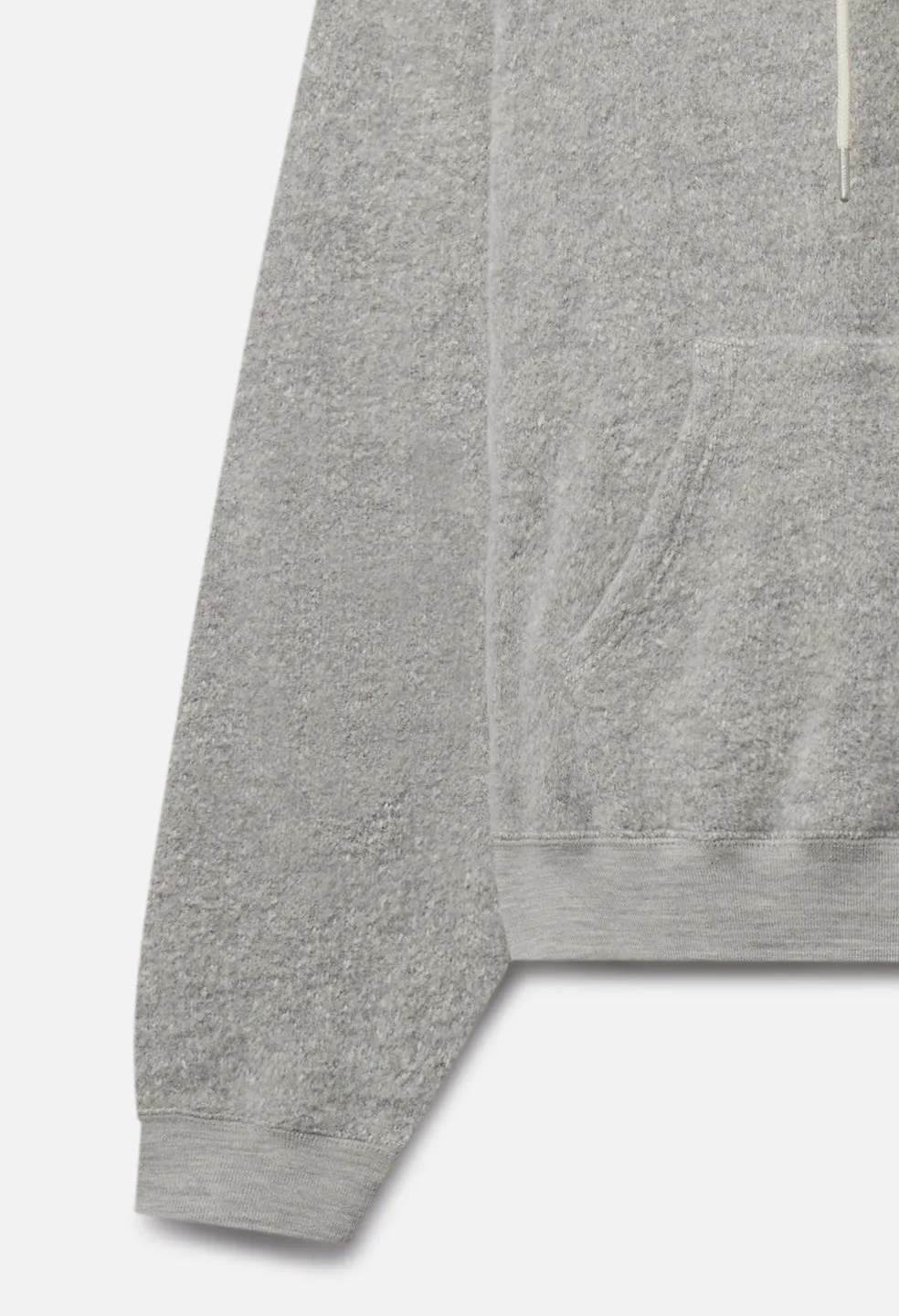 Andes Wool Fleece Pullover / Heather Grey sold by John Elliott product image thumbnail 4