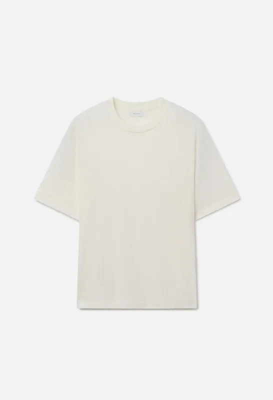 Suede Jersey Studio Tee / Salt sold by John Elliott