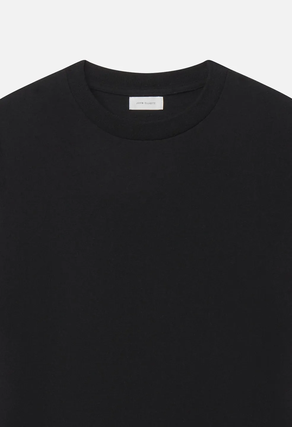 Silk Noil Riviera Cropped Tee / Black sold by John Elliott product image thumbnail 3
