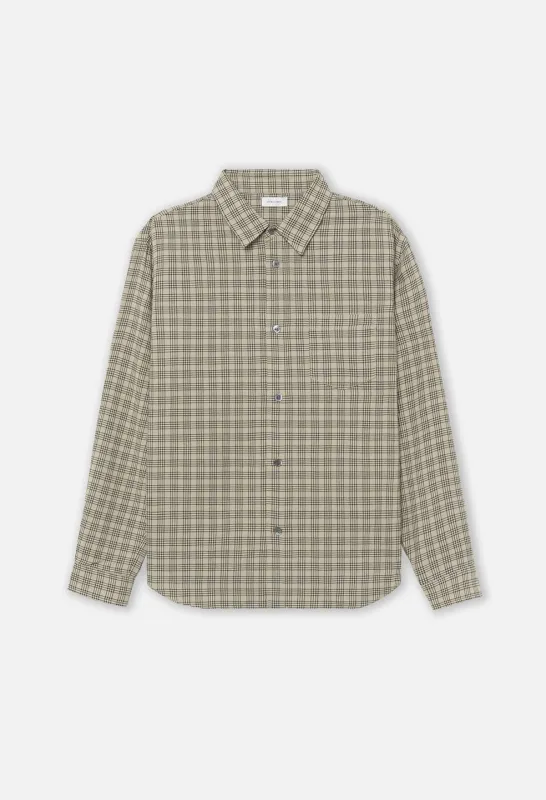 Cloak Button Up / Prato Check made by John Elliott