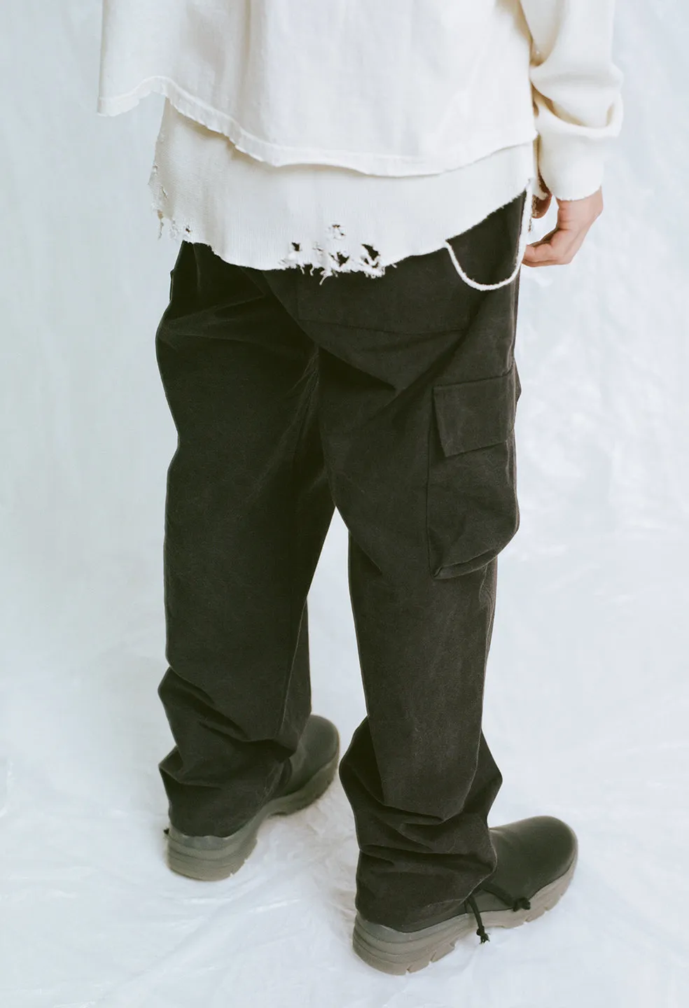 Washed Corpus Cargo Pants / Black sold by John Elliott product image thumbnail 3