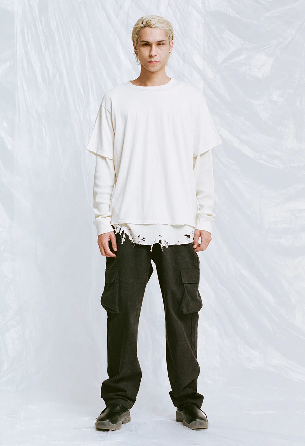 Washed Corpus Cargo Pants / Black sold by John Elliott product image thumbnail 2