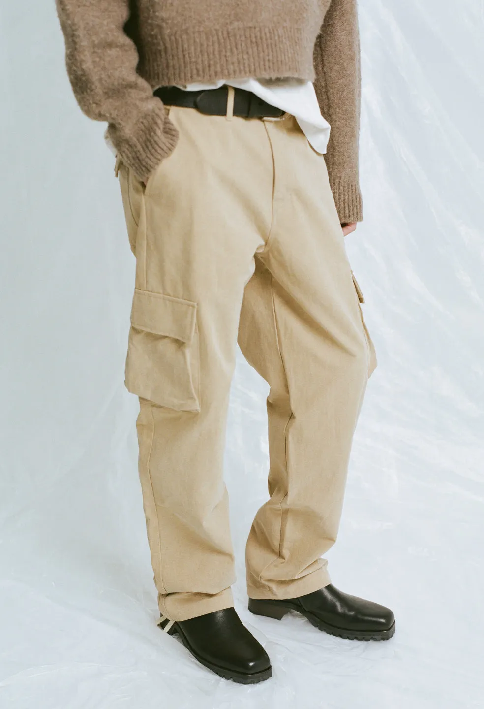 Washed Corpus Cargo Pants / Desert sold by John Elliott product image thumbnail 3