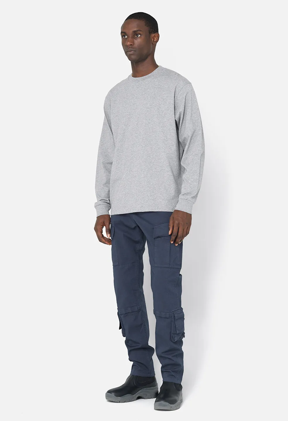 LS University Tee / Heather Grey sold by John Elliott product image thumbnail 4