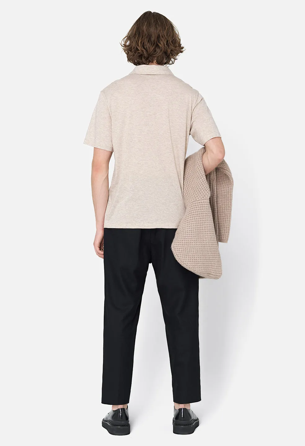 Cotton Cashmere Polo / Tan sold by John Elliott product image thumbnail 5
