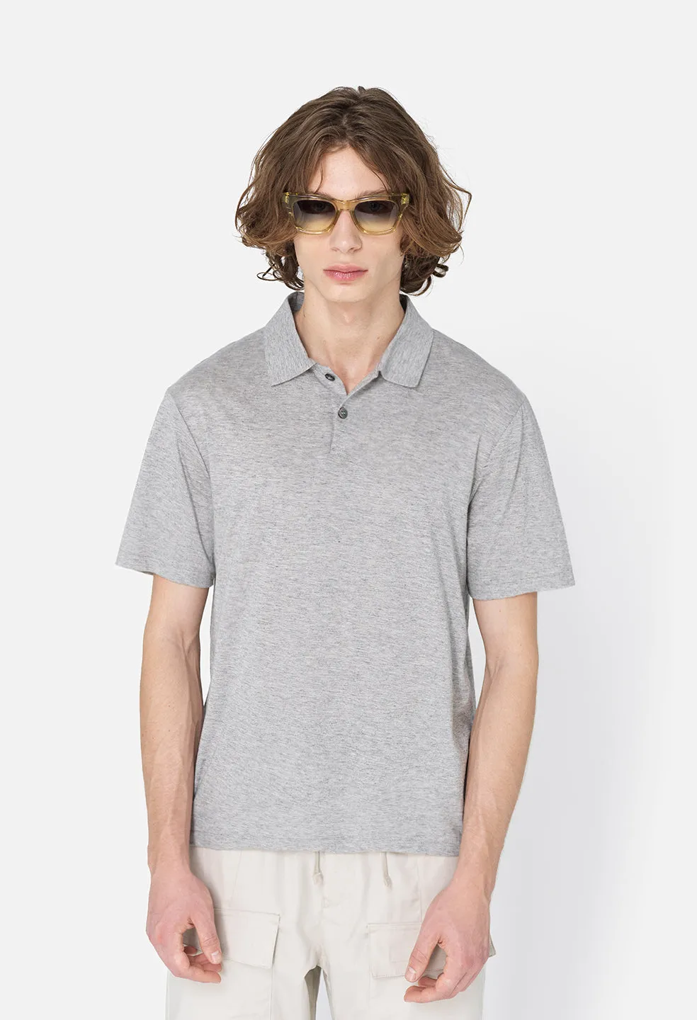 Cotton Cashmere Polo / Grey sold by John Elliott product image thumbnail 2