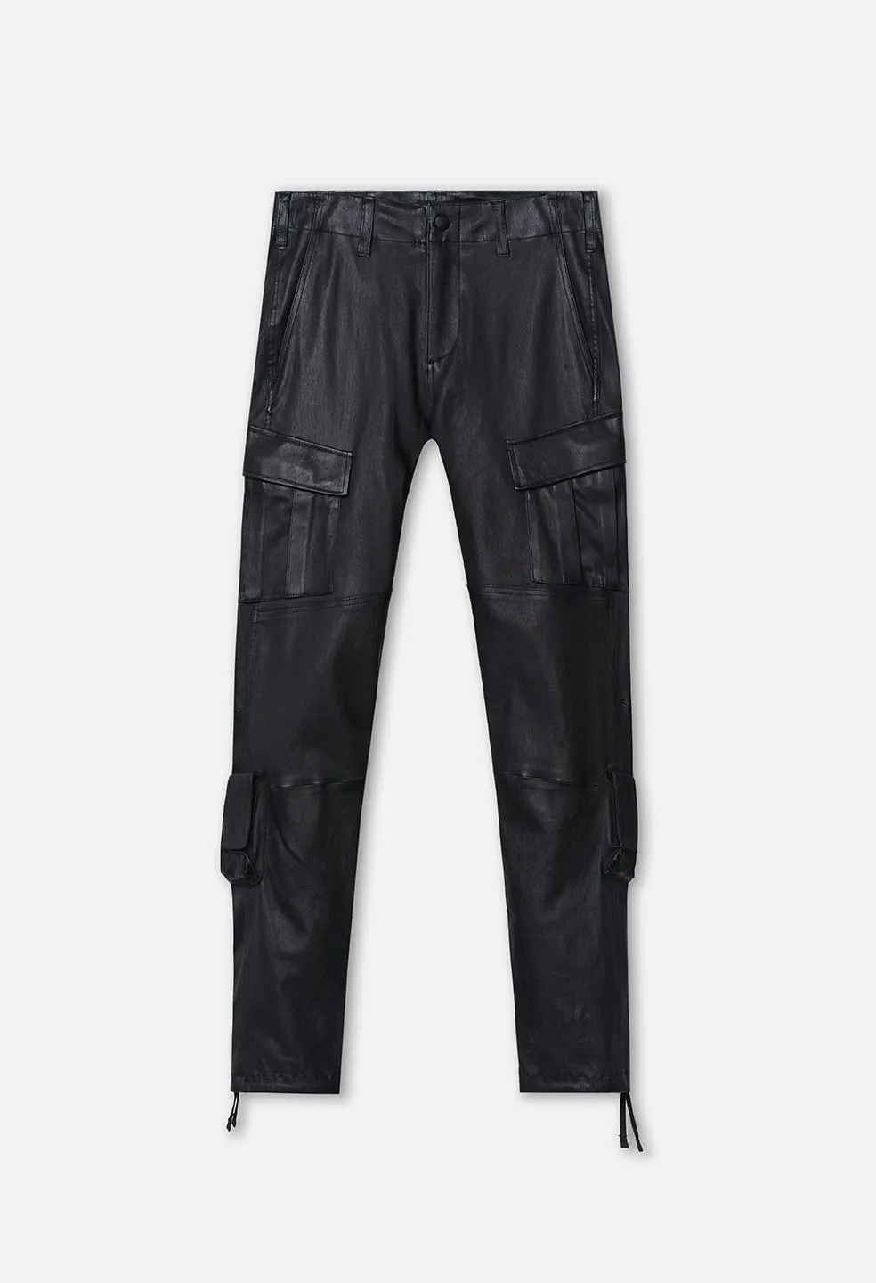 Leather Slim Tactical Cargo / Black sold by John Elliott