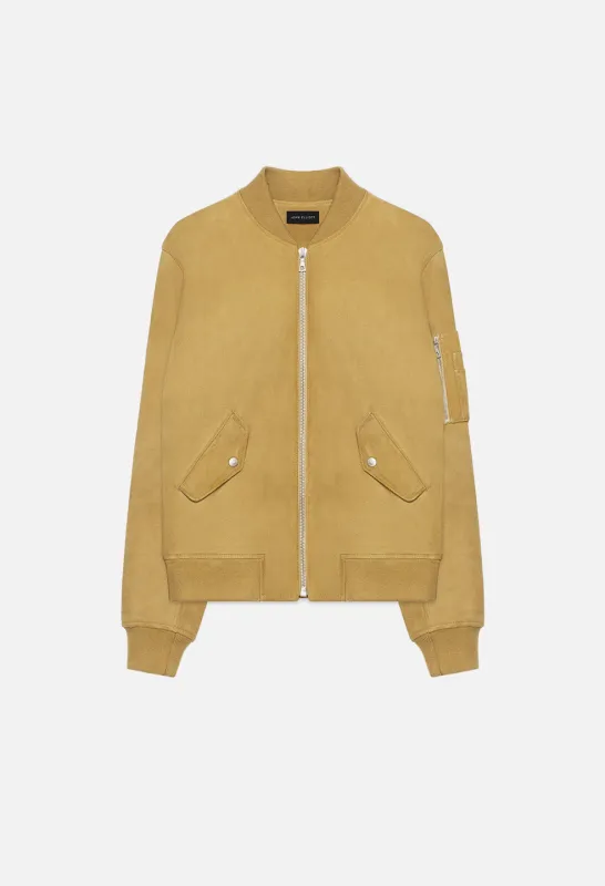 Leather Bogota Bomber / Tan Suede sold by John Elliott