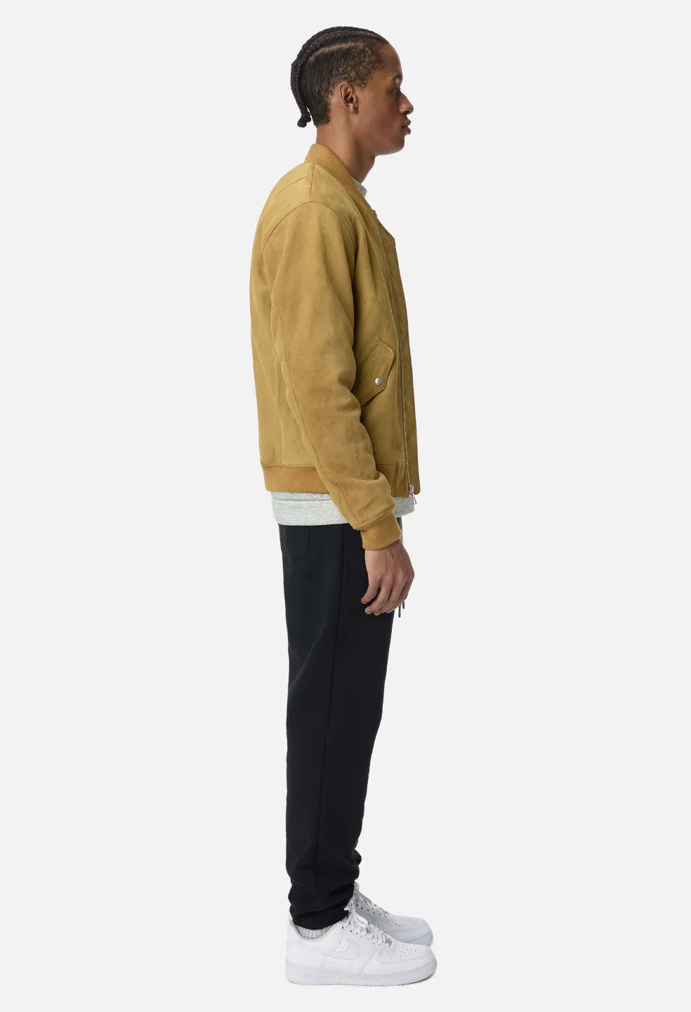 Leather Bogota Bomber / Tan Suede sold by John Elliott product image thumbnail 5