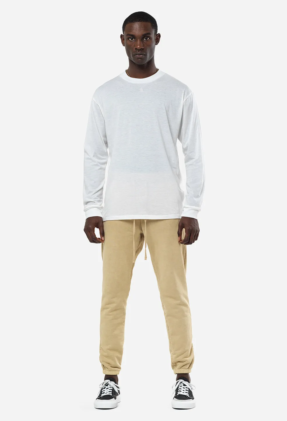 Cotton Cashmere Pullover / White sold by John Elliott product image thumbnail 3