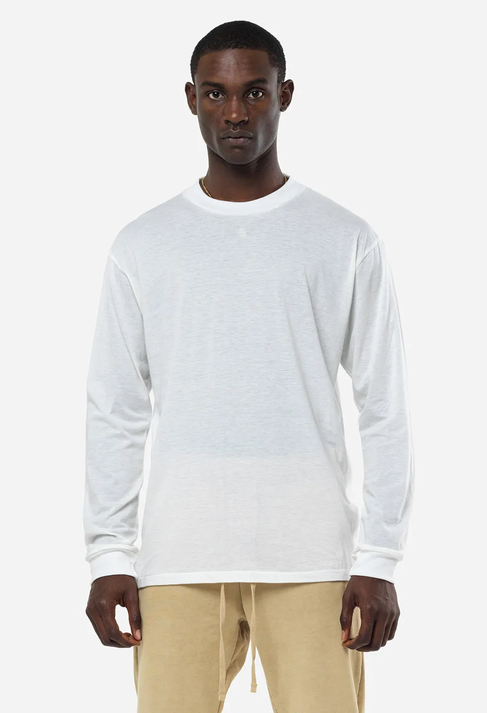 Cotton Cashmere Pullover / White sold by John Elliott product image thumbnail 2