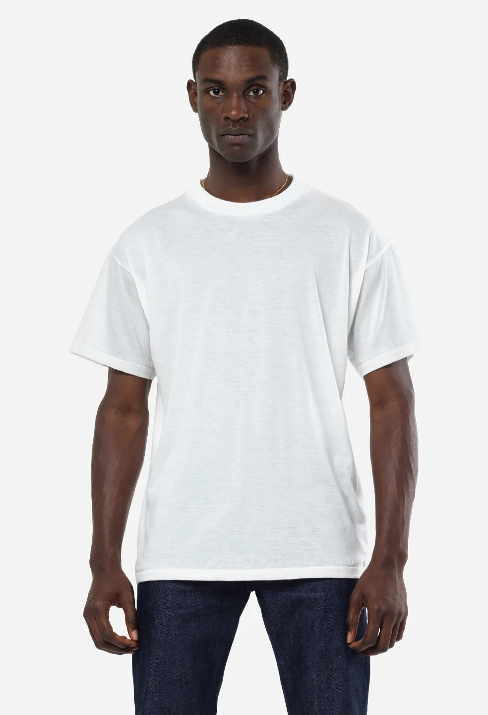 Cotton Cashmere Crew / White sold by John Elliott product image thumbnail 2