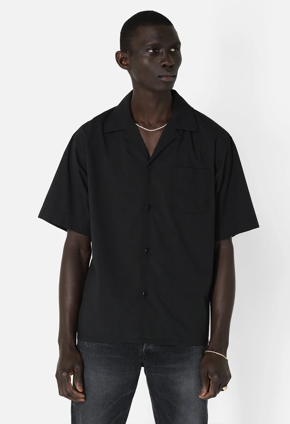 Camp Shirt / Black sold by John Elliott product image thumbnail 3