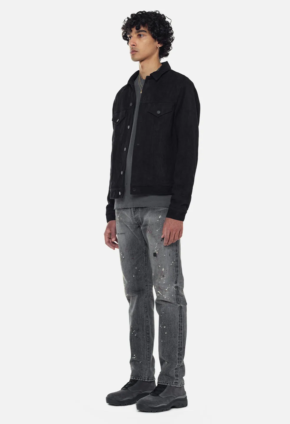 Suede Thumper Jacket Type III / Black sold by John Elliott product image thumbnail 5