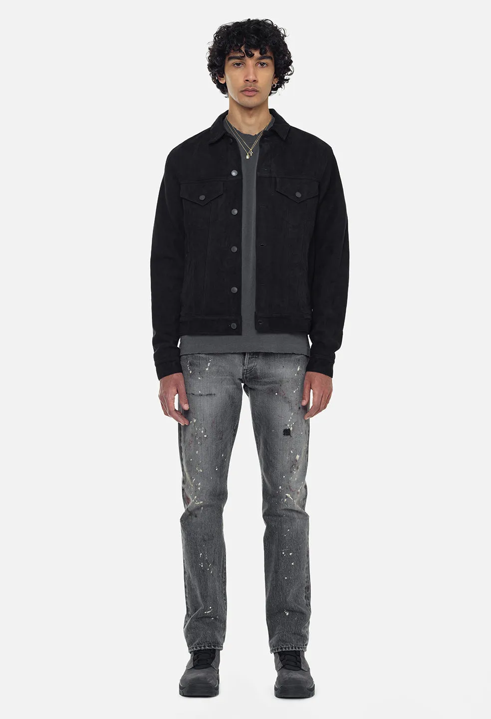 Suede Thumper Jacket Type III / Black sold by John Elliott product image thumbnail 4