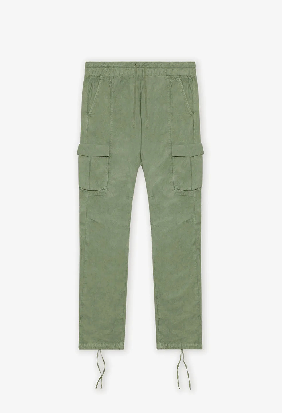 Back Sateen Cargo Pants / Olive sold by John Elliott