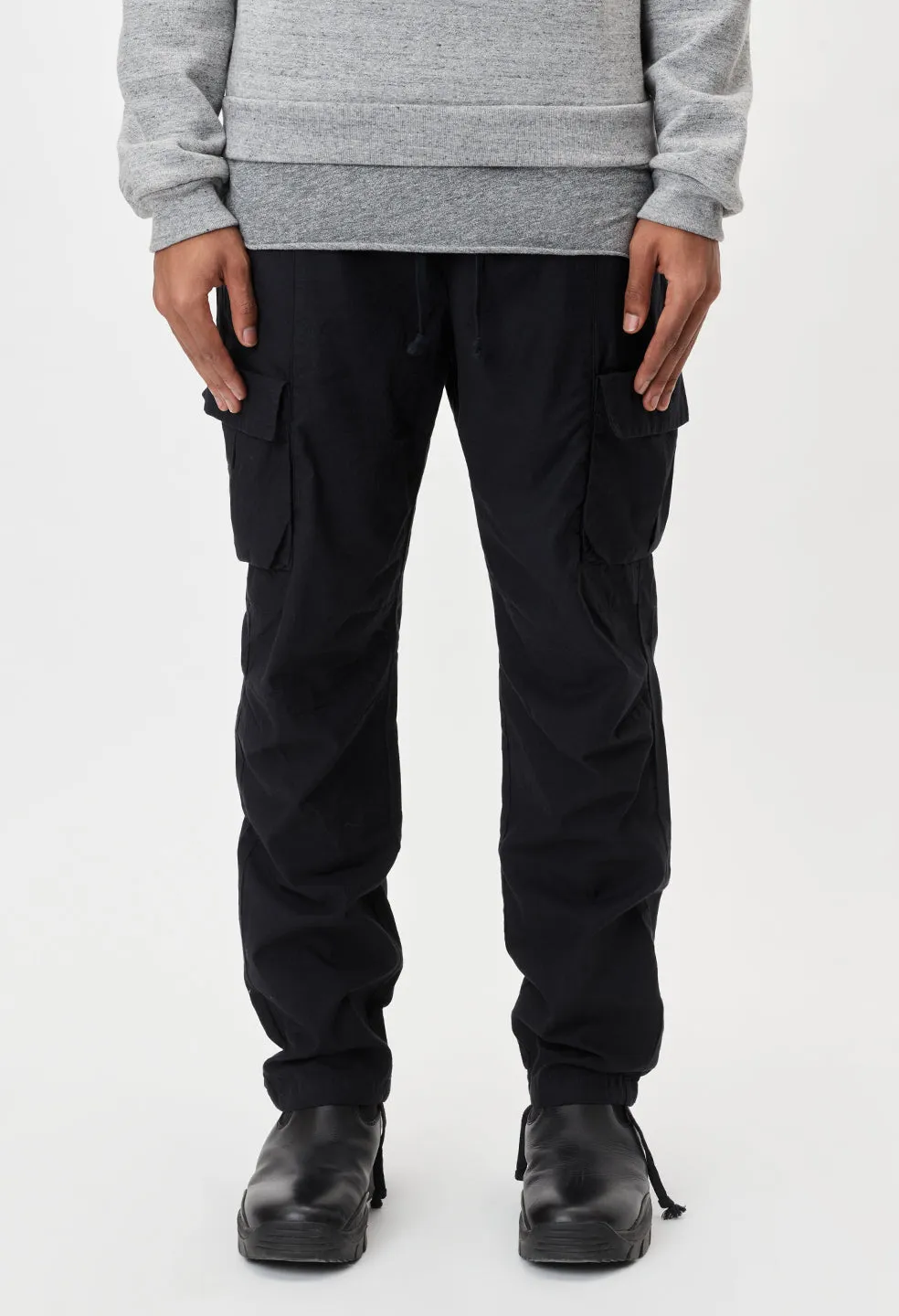 Back Sateen Cargo Pants / Black sold by John Elliott product image thumbnail 3