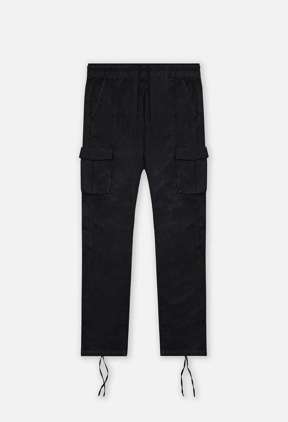 Back Sateen Cargo Pants / Black sold by John Elliott