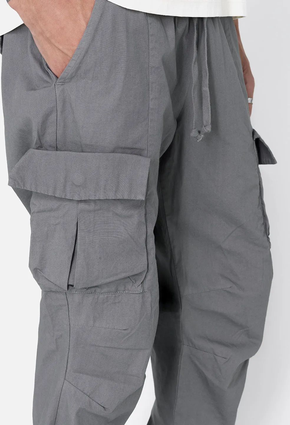 Back Sateen Cargo Pants / Charcoal sold by John Elliott product image thumbnail 2