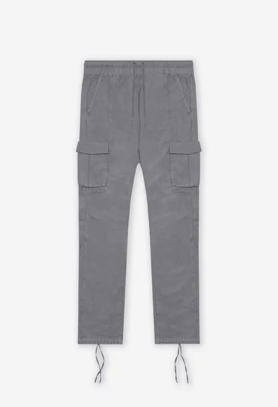 Back Sateen Cargo Pants / Charcoal sold by John Elliott