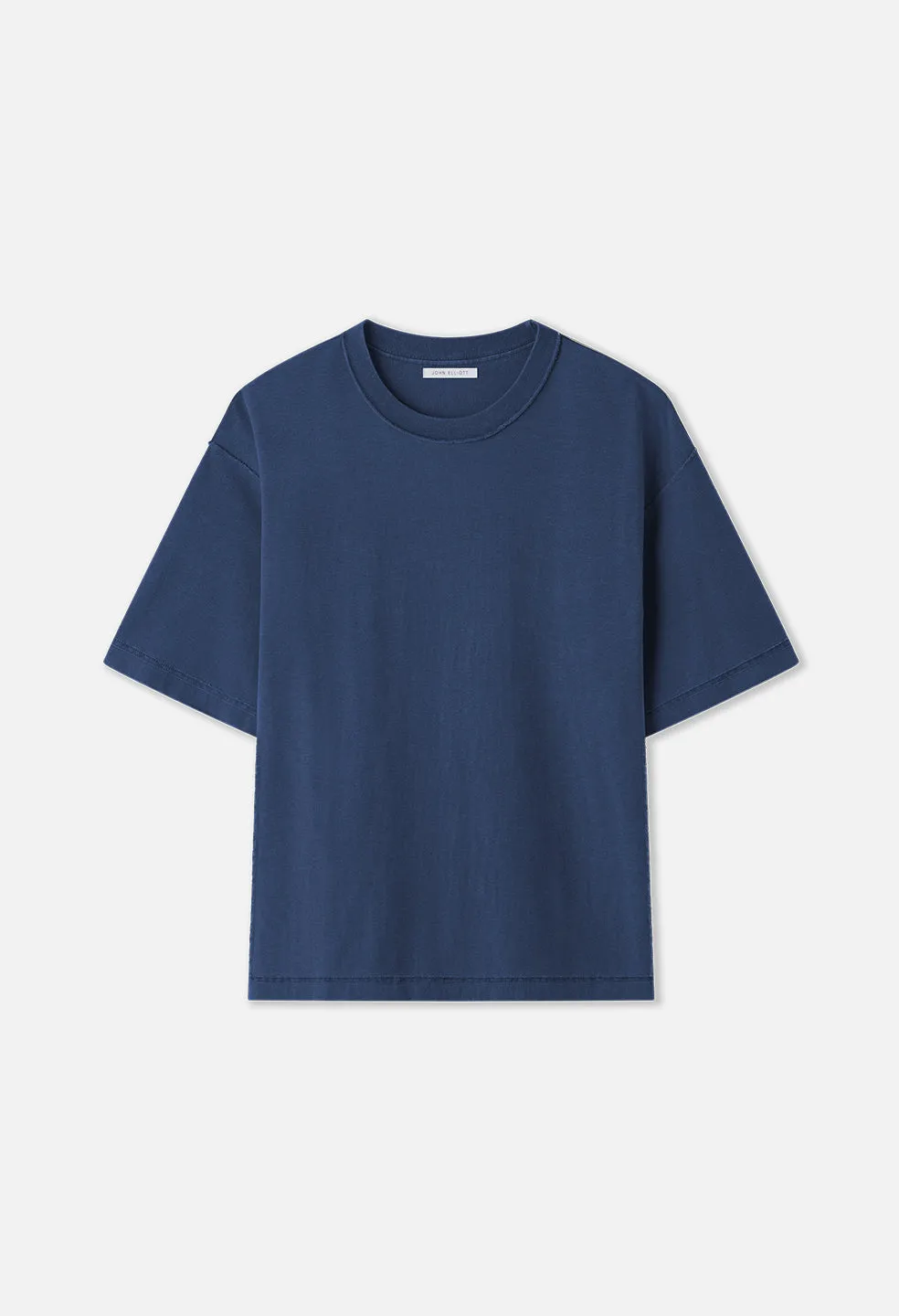 Reversed Cropped Tee / Washed Cadet sold by John Elliott