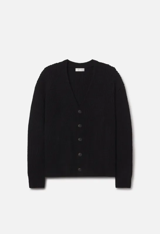 Capri Cashmere Cardigan / Black made by John Elliott