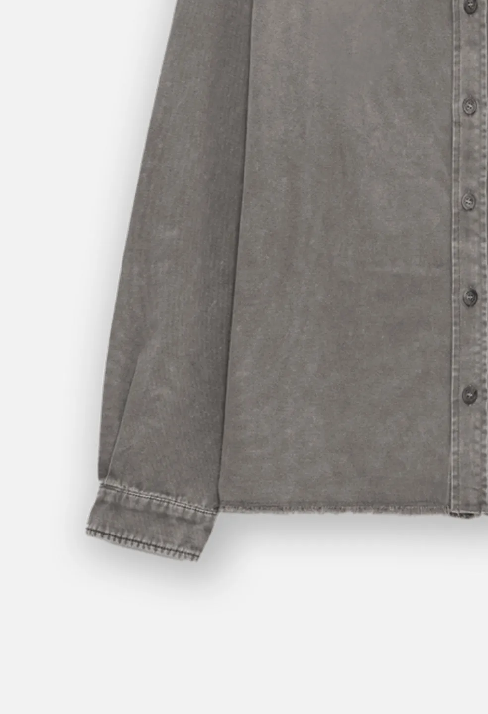 Solid Hemi Oversized Shirt / Washed Black sold by John Elliott product image thumbnail 3