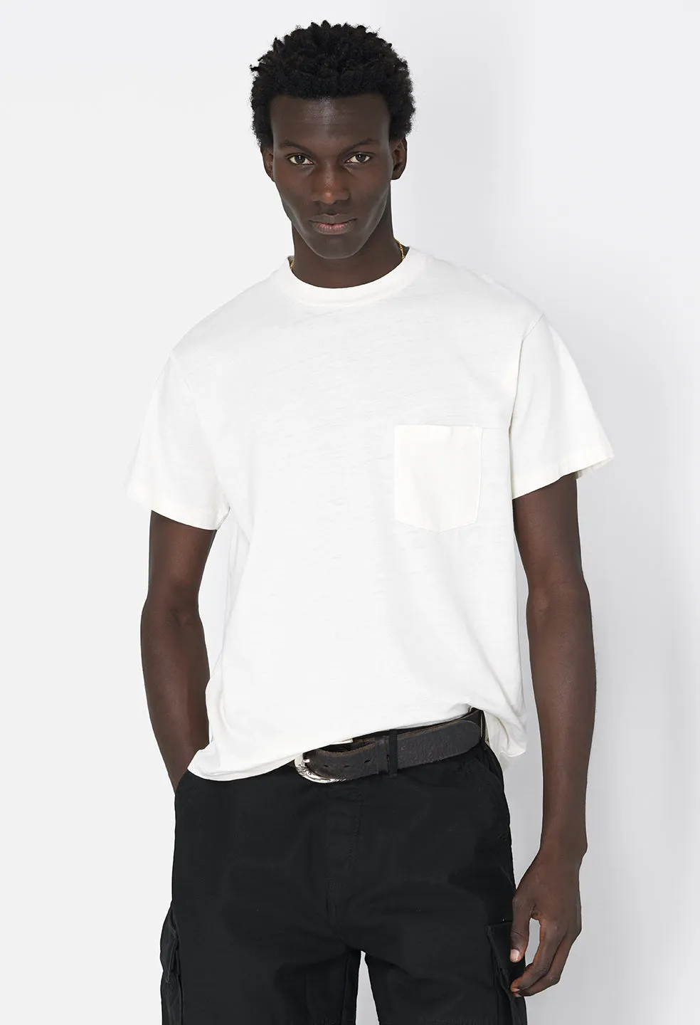 Recycled Cotton Campus Pocket Tee / Salt sold by John Elliott product image thumbnail 2