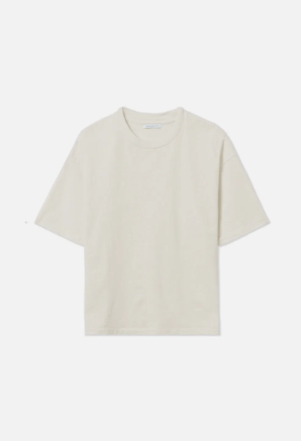 Recycled Cotton Riviera Cropped Tee / Salt sold by John Elliott