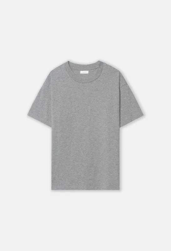 Recycled Cotton University Tee / Heather Grey sold by John Elliott