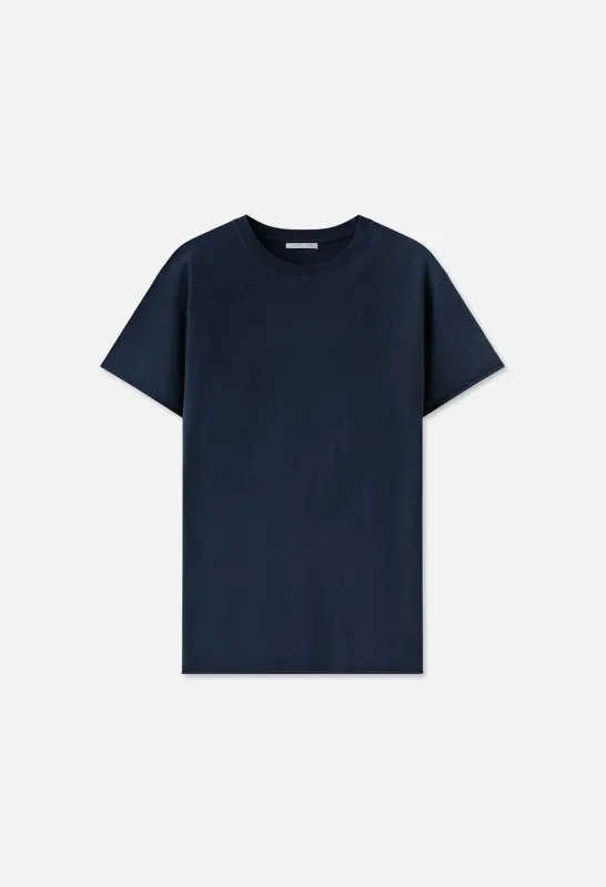 Recycled Cotton Anti-Expo Tee / Dark Navy sold by John Elliott