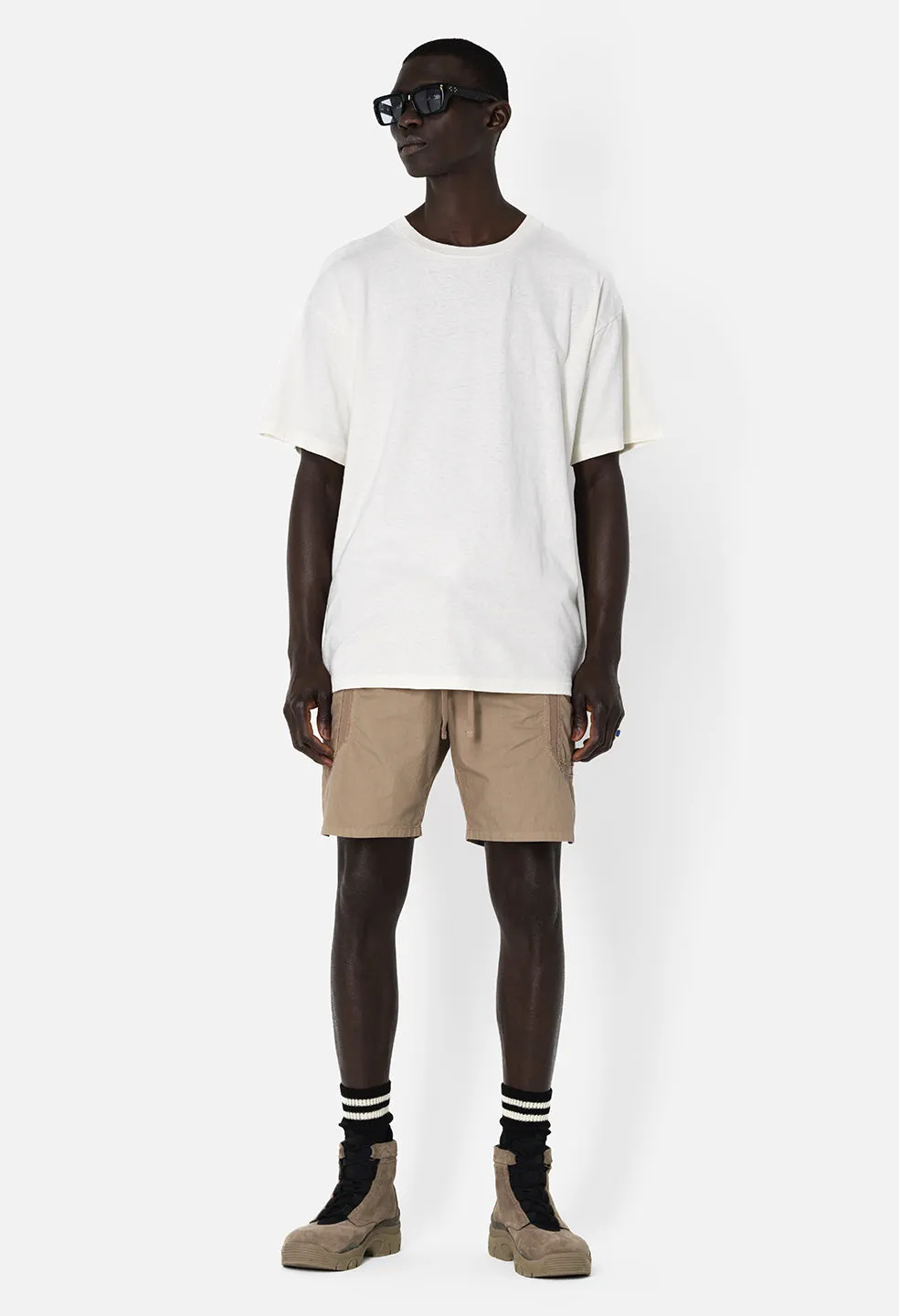 Recycled Cotton University Tee / Salt sold by John Elliott product image thumbnail 3