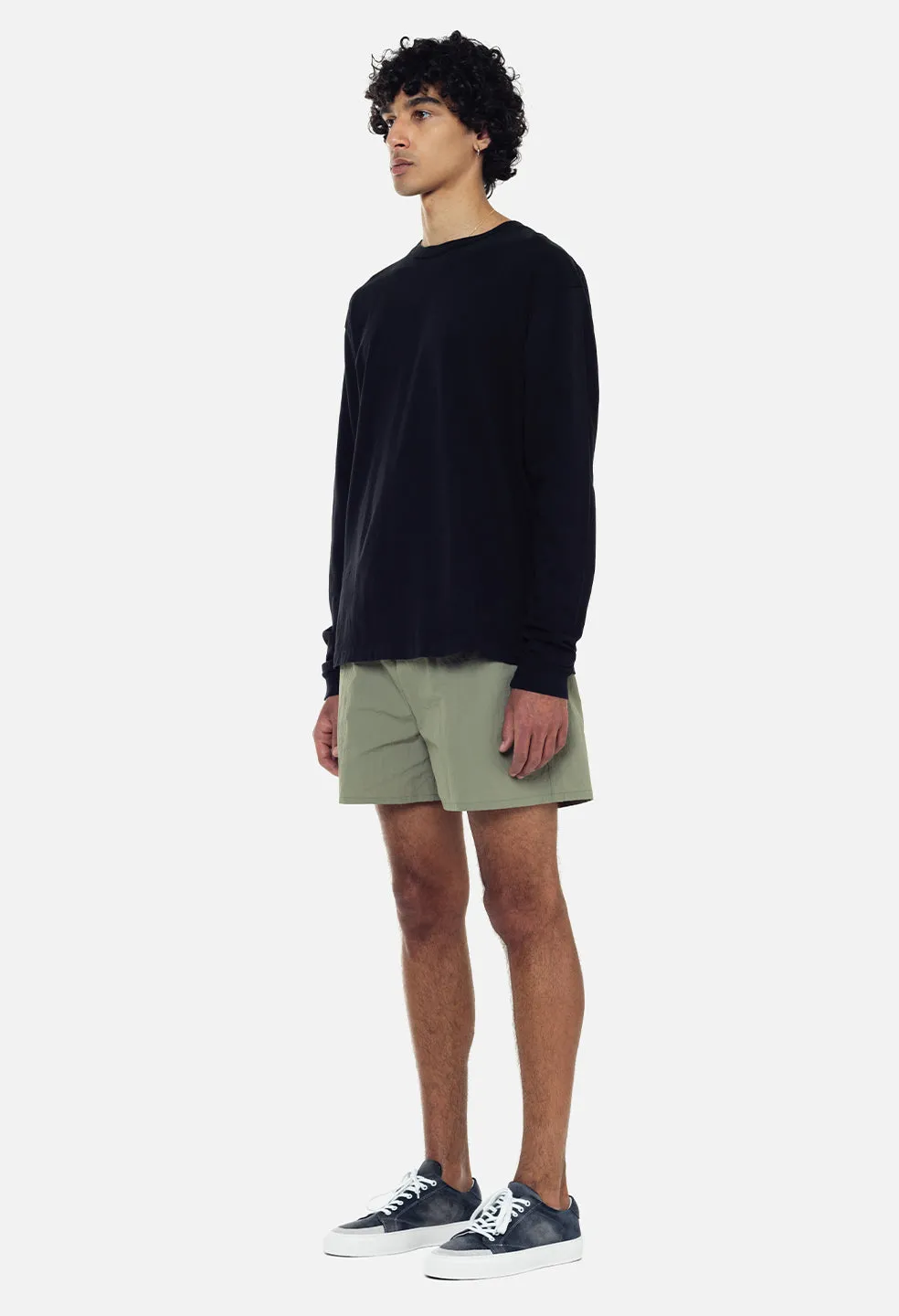 Recycled Cotton LS University Tee / Black sold by John Elliott product image thumbnail 4