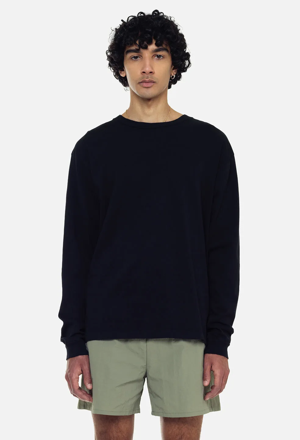 Recycled Cotton LS University Tee / Black sold by John Elliott product image thumbnail 2