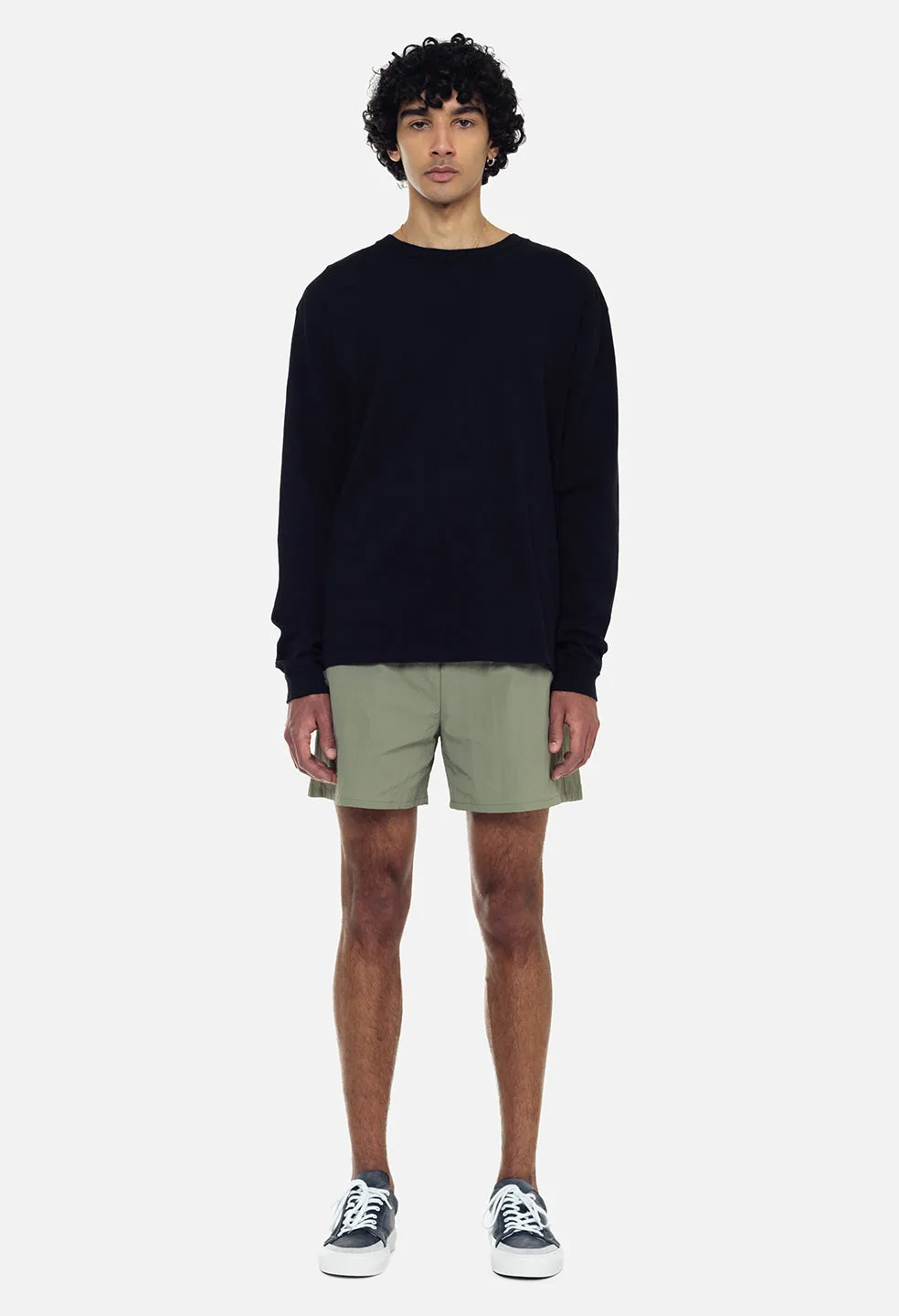Recycled Cotton LS University Tee / Black sold by John Elliott product image thumbnail 3