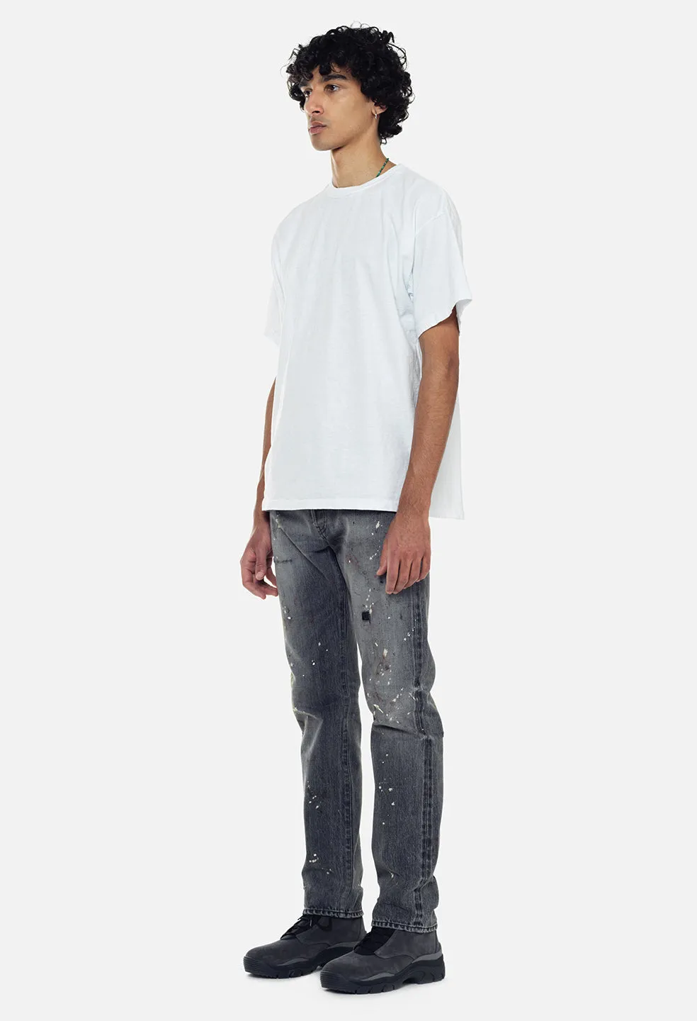 Recycled Cotton University Tee / White sold by John Elliott product image thumbnail 5