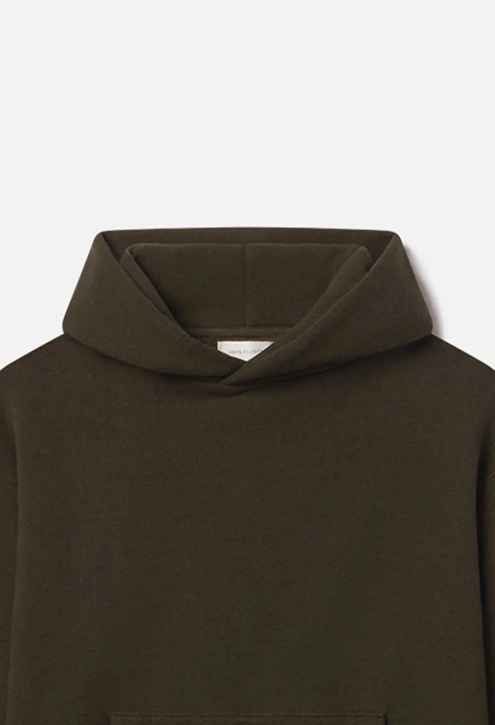 Silk Noil Hoodie / Olive sold by John Elliott product image thumbnail 3
