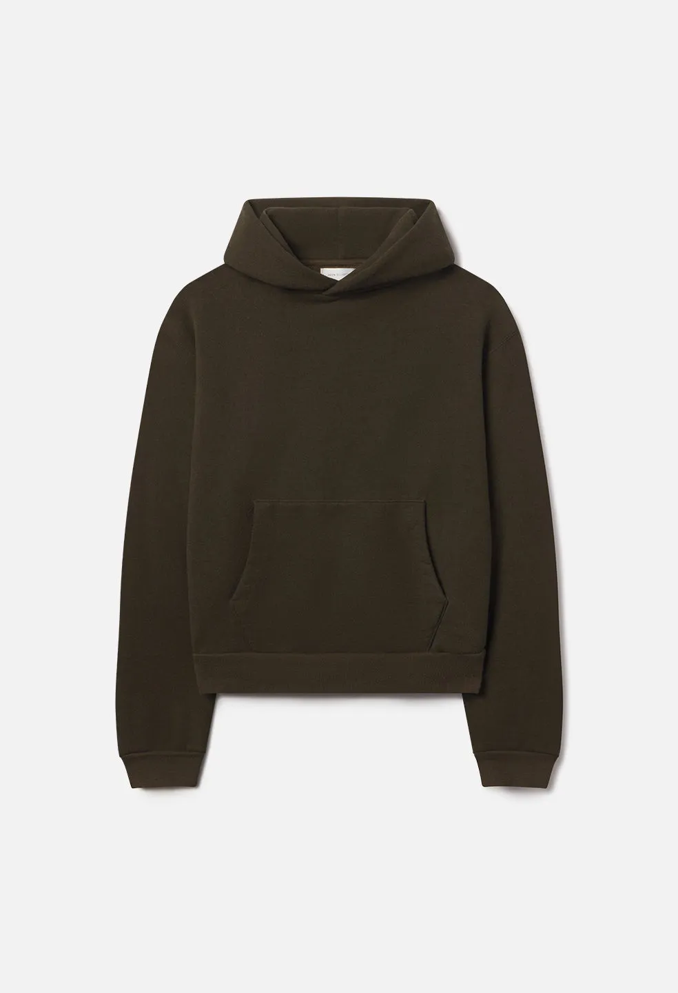 Silk Noil Hoodie / Olive sold by John Elliott