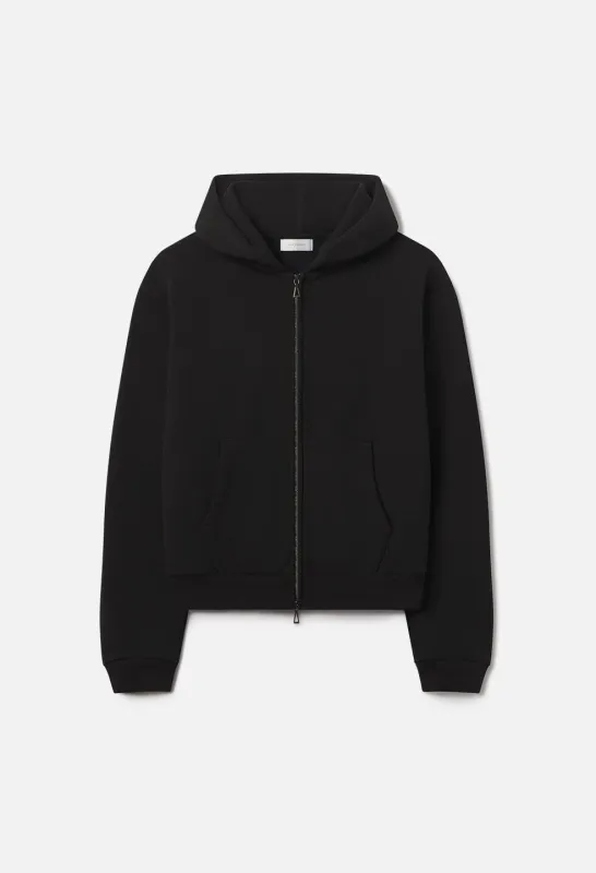 Silk Noil Full Zip / Black sold by John Elliott