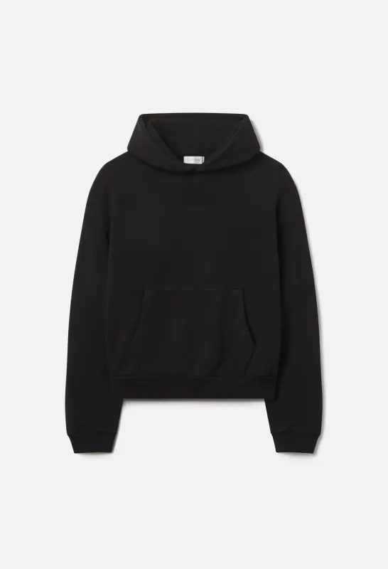 Silk Noil Hoodie / Black made by John Elliott