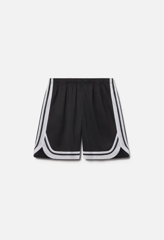 Shaolin Court Shorts / Black x White sold by John Elliott