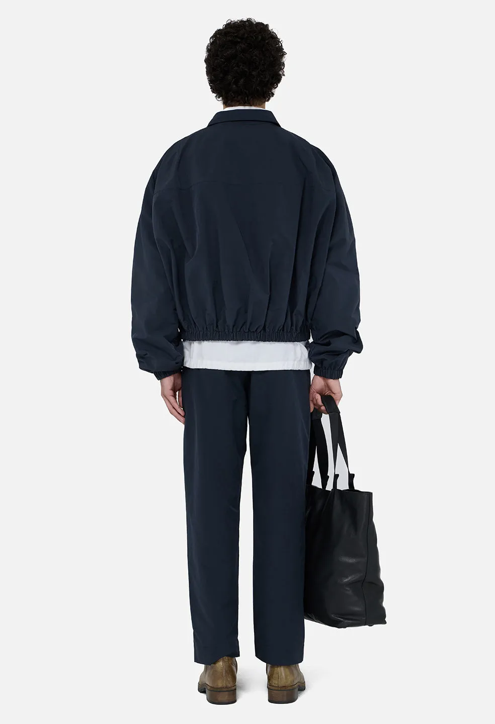 Vero Brushed Nylon Zip Jacket / Dark Navy sold by John Elliott product image thumbnail 5