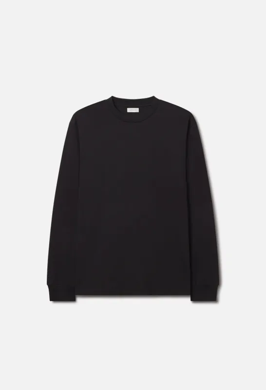 Core LS University Tee  / Black sold by John Elliott