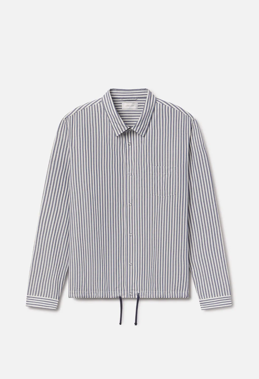 Gallery Snap Shirt / Blue x White Stripe sold by John Elliott