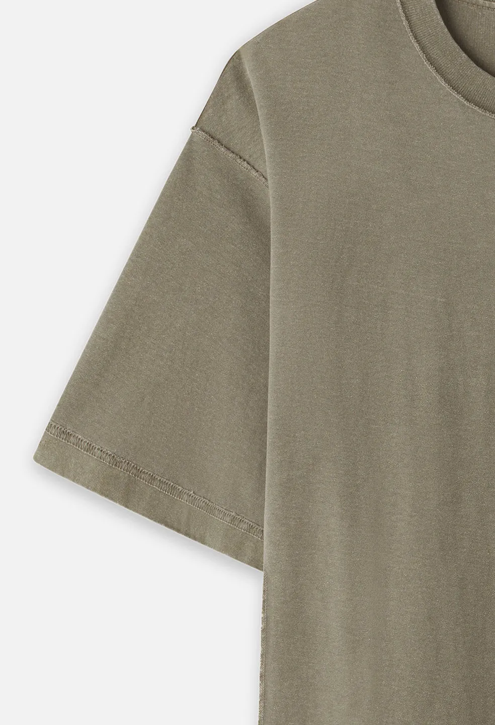 Summer Reversed Cropped Tee / Washed Oak sold by John Elliott product image thumbnail 3