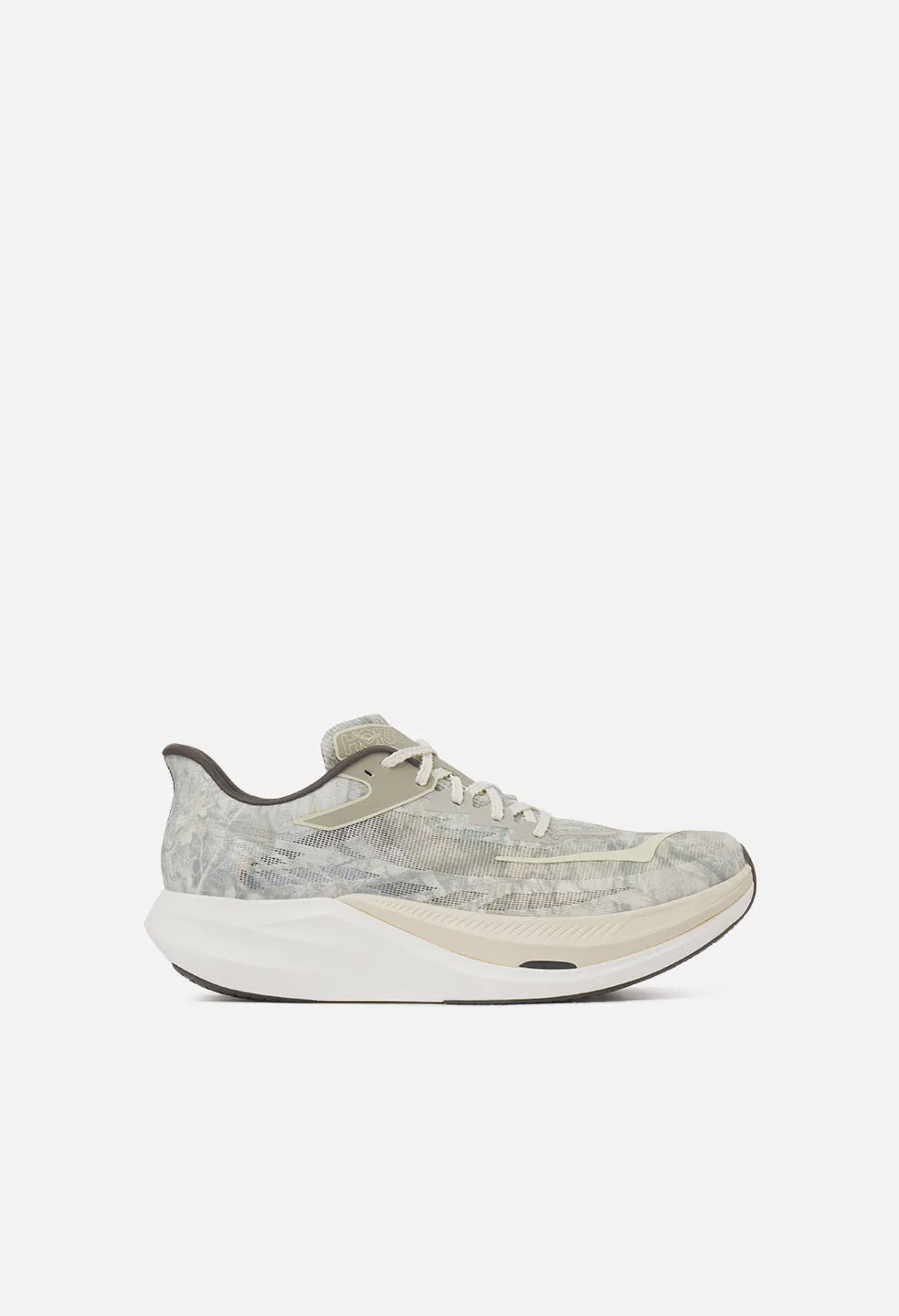 John Elliott x Hoka Rocket X 3 / Spray Green x Antique White sold by John Elliott