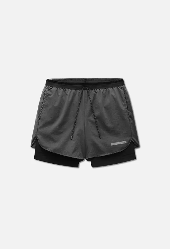 Grid-Mesh Sprint Shorts / Charcoal made by John Elliott