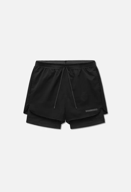 Grid-Mesh Sprint Shorts / Black made by John Elliott