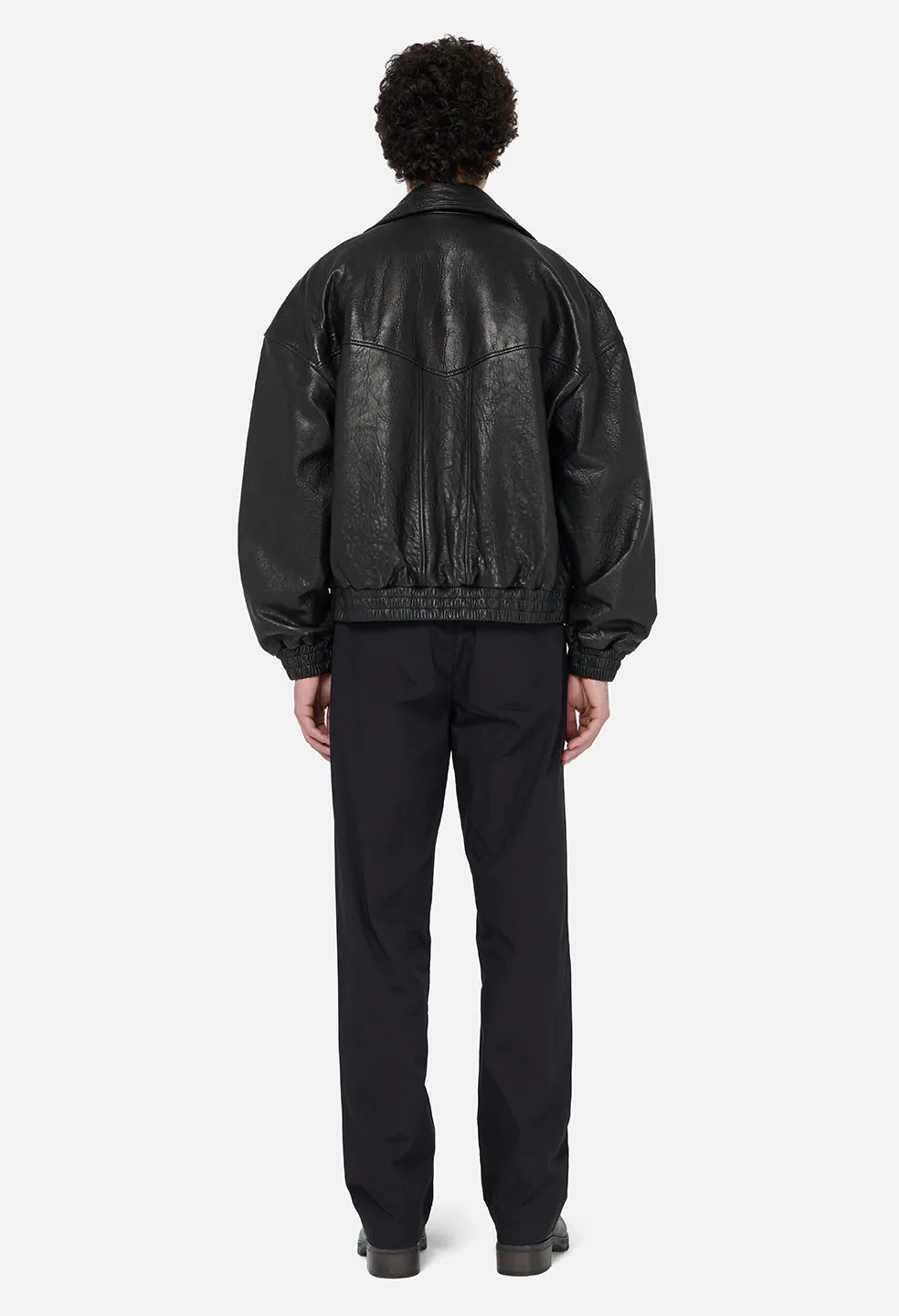 Leather Lautner Jacket / Black sold by John Elliott product image thumbnail 5