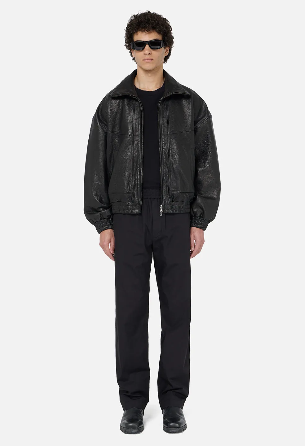 Leather Lautner Jacket / Black sold by John Elliott product image thumbnail 3